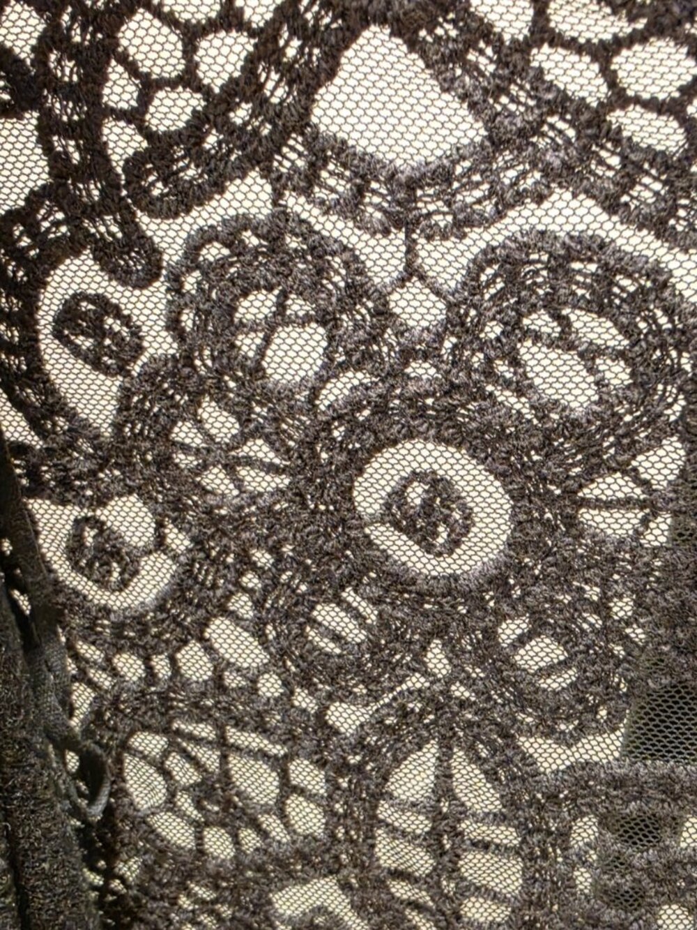 American Eagle Lace Back Cardigan Grey Medium - Picture 5 of 7